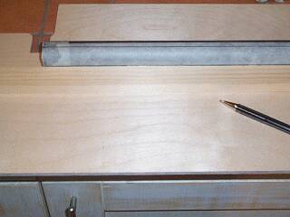 Anzeichnen der L&auml;ngslinien